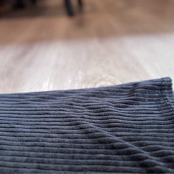 No Boundaries Black Boot Cut Ribbed Flare Pants - Picture 3 of 4